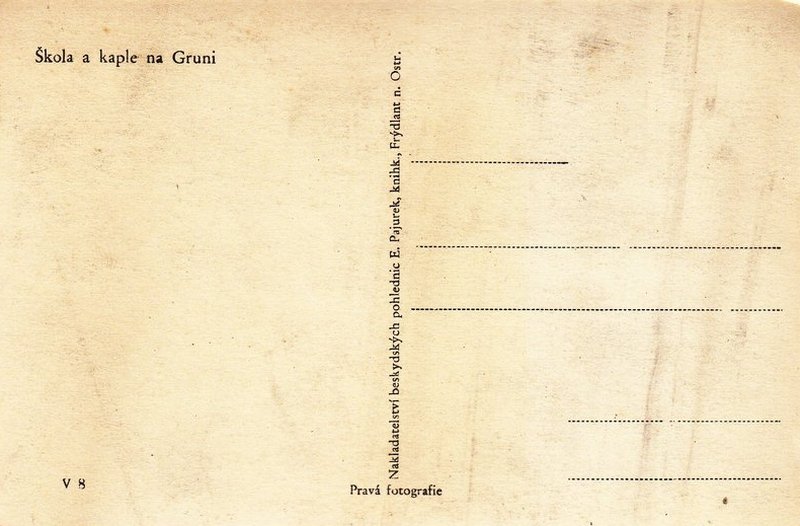 Škola a kaple na Gruni 