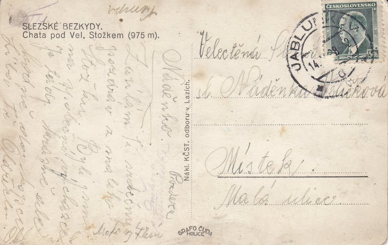SLEZSKÉ BEDKYDY. Chata pod Vel. Stožkem (975 m).