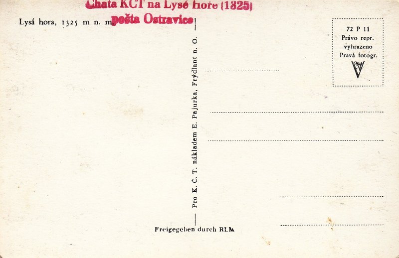 Lysá hora, 1325 m n. m.