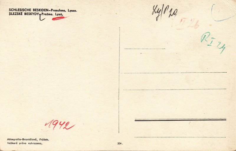 SLEZSKÉ BESKYDY - Pražmo, Lysá