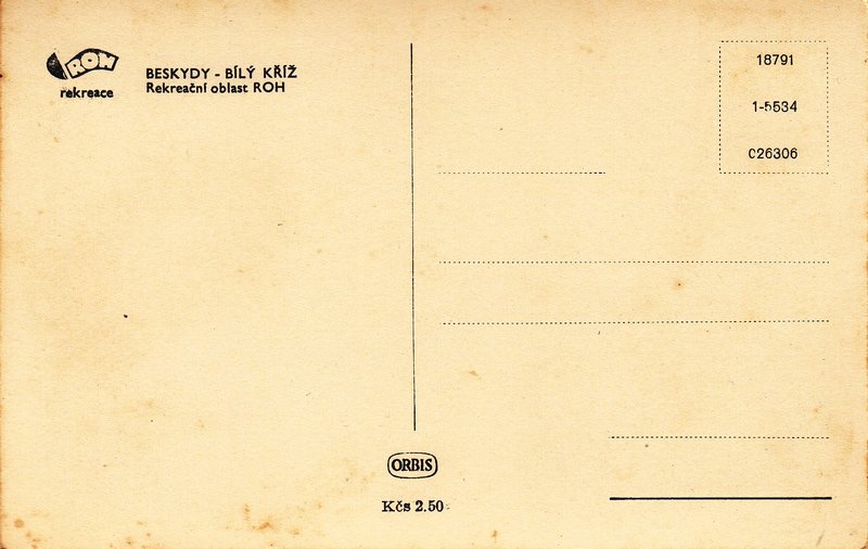BESKYDY - BÍLÝ KŘÍŽ - Rekreační oblast ROH