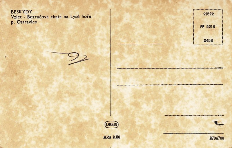 BESKYDY - Vzlet - Bezručova chata na Lysé hoře p. Ostravice 