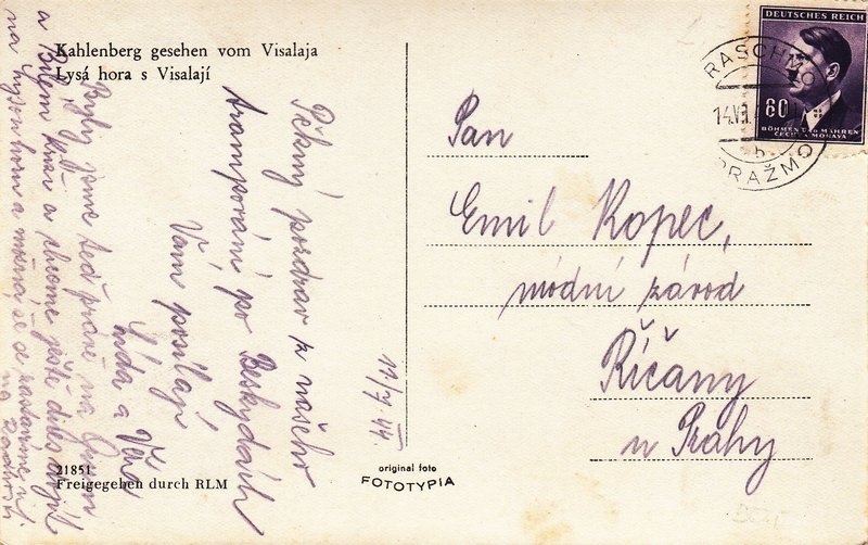 Lysá hora s Visalají