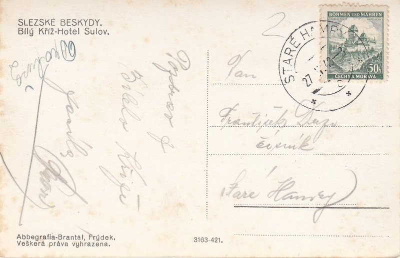 SLEZSKÉ BESKYDY - Bílý Kříž, Hotel Sulov