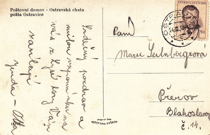 Poštovní domov - Ostravská chata - pošta Ostravice