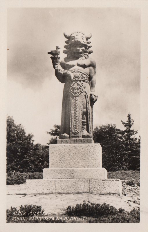 Socha Radegast na Radhošti