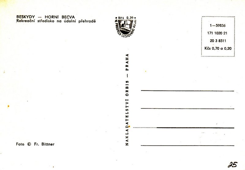 BESKYDY - HORNÍ BEČVA