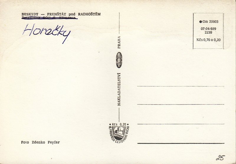 BESKYDY - FRENŠTÁT POD RADHOŠTĚM