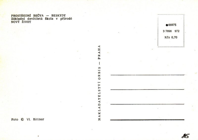 PROSTŘEDNÍ BEČVA - BESKYDY