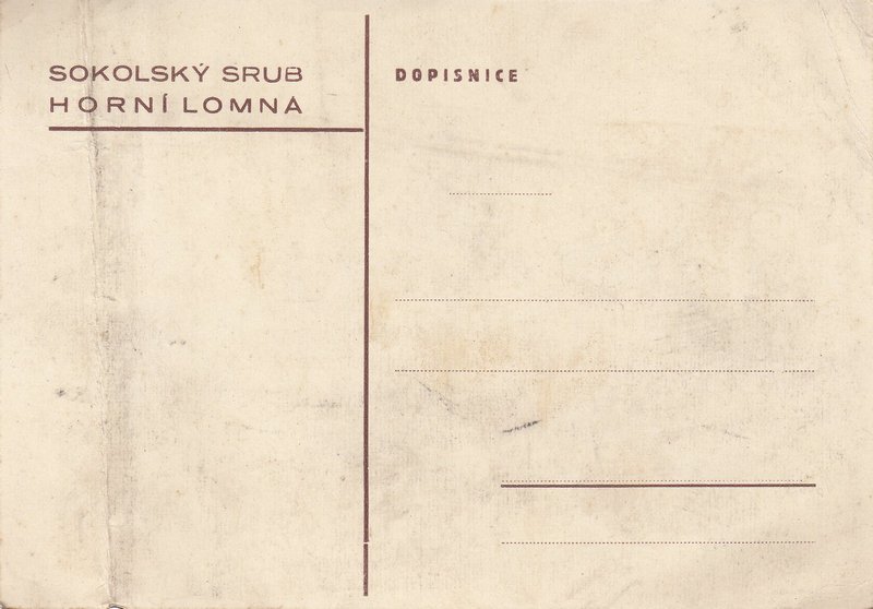 SOKOLSKÝ SRUB HORNÍ LOMNÁ