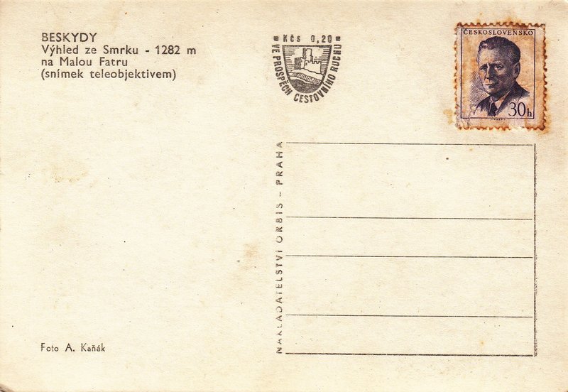 BESKYDY - Výhled ze Smrku - 1282 m na Malou Fatru (snímek teleobjektivem)