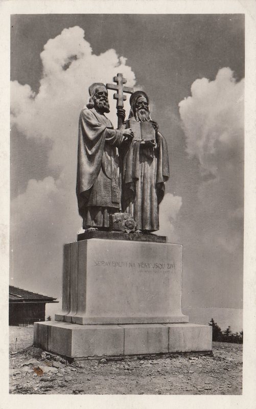 Socha sv. Cyrila a Metoděje na Radhošti