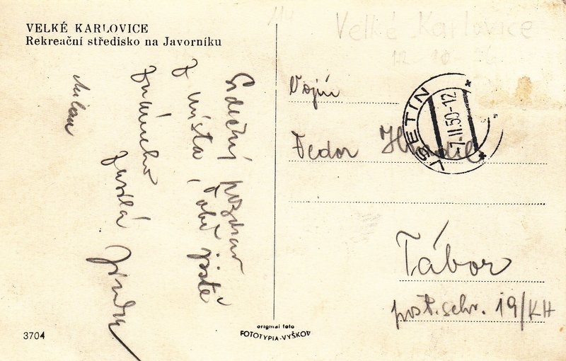 VELKÉ KARLOVICE