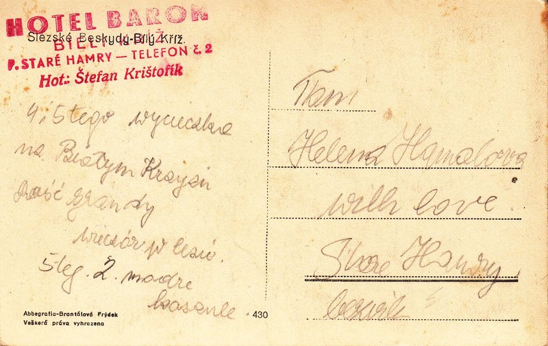 Slezské Beskydy - Bílý Kříž