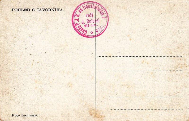 POHLED S JAVORNÍKA.