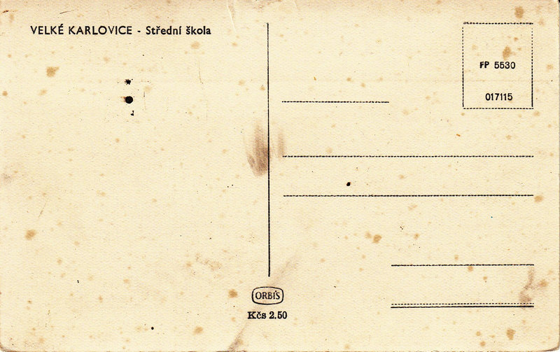 VELKÉ KARLOVICE - Střední škola 