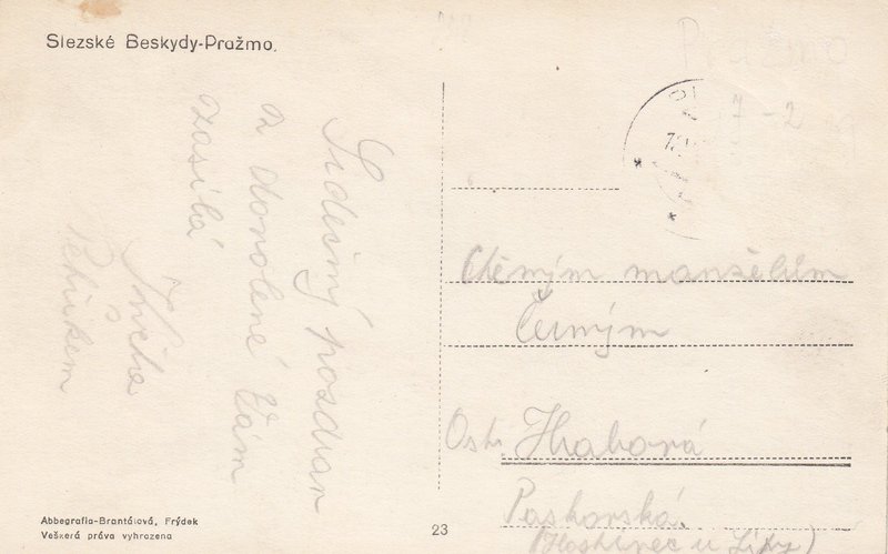 Slezské Beskydy-Pražmo.