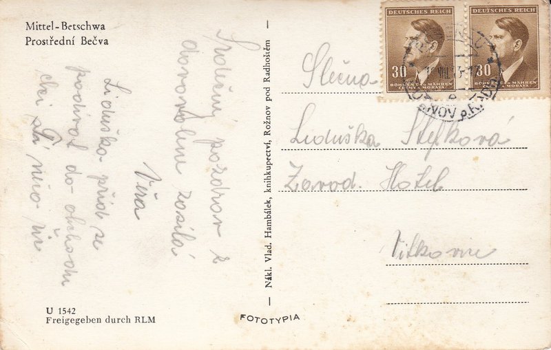 Mittel-Betschwa - Prostřední Bečva