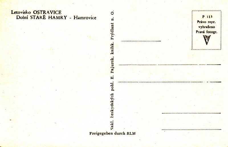 Letovisko OSTRAVICE - Dolní STARÉ HAMRY - Hamrovice
