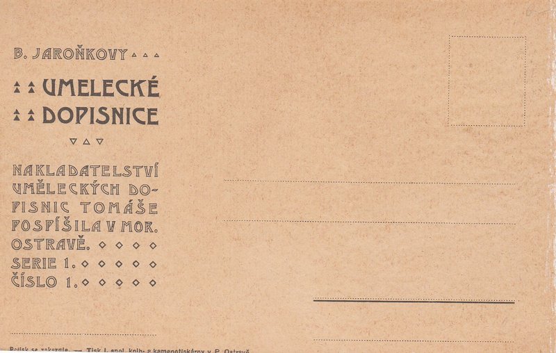 B. Jaroněk - Umělecké pohlednice