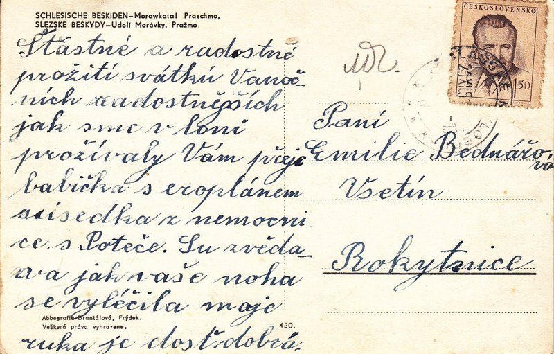 SLEZSKÉ BESKYDY - Údolí Morávky, Pražmo