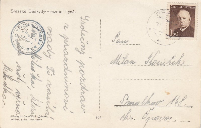 Slezské Beskydy-Pražmo Lysá