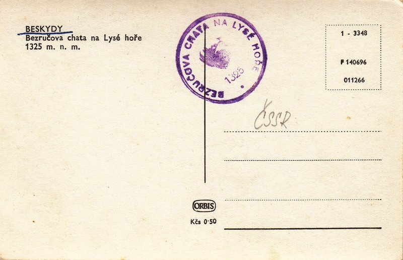 BESKYDY - Bezručova chata na Lysé hoře 1325 m. n. m.