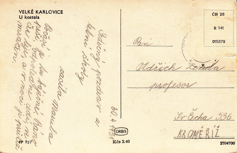 VELKÉ KARLOVICE