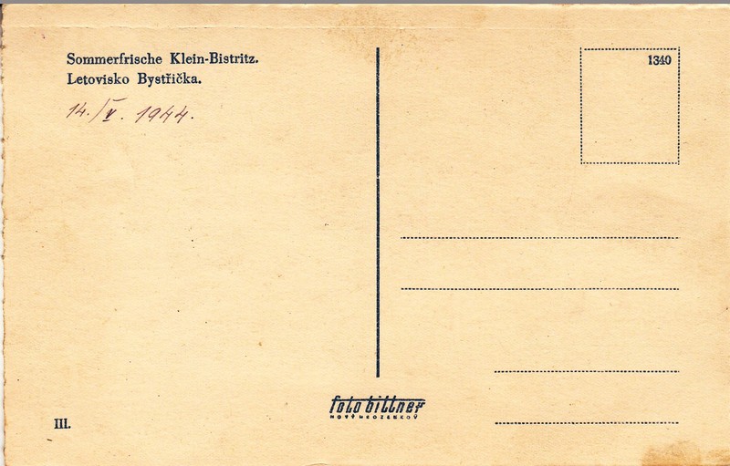 Letovisko Bystřička