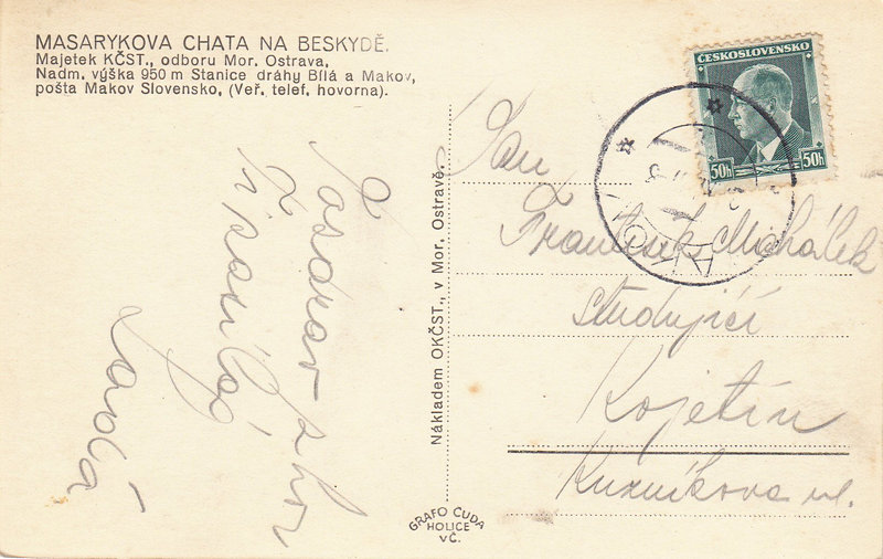 MASARYKOVA CHATA NA BESKYDĚ