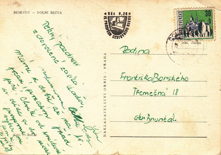 BESKYDY - HORNÍ BEČVA