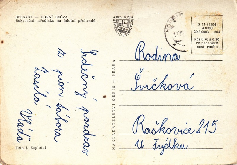BESKYDY - HORNÍ BEČVA