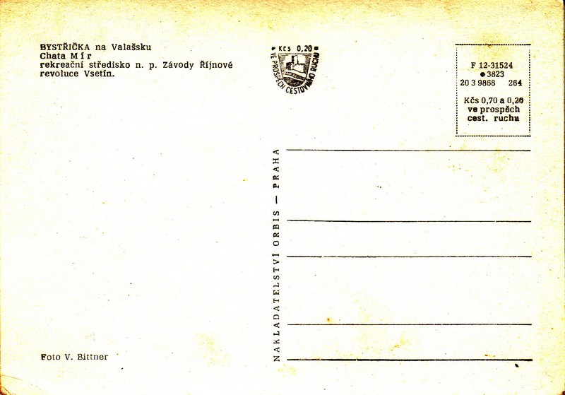 BYSTŘIČKA  na Valašsku