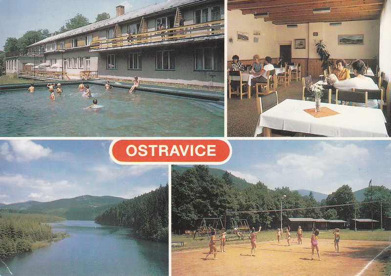 Školní a rekreační středisko ČSD Lokomotivní depo Ostrava s přehradou Šance