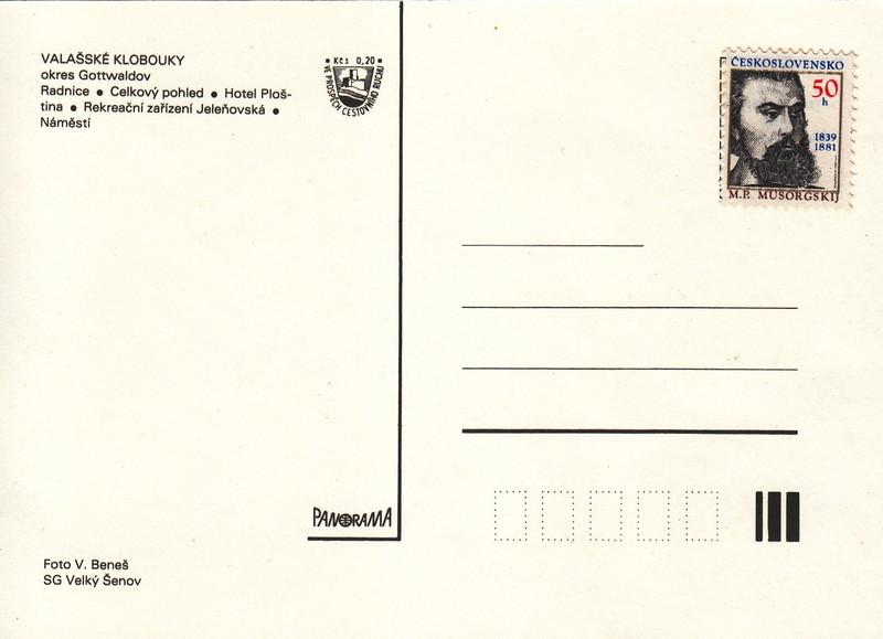 VALAŠSKÉ KLOBOUKY, okrec Gottwaldov