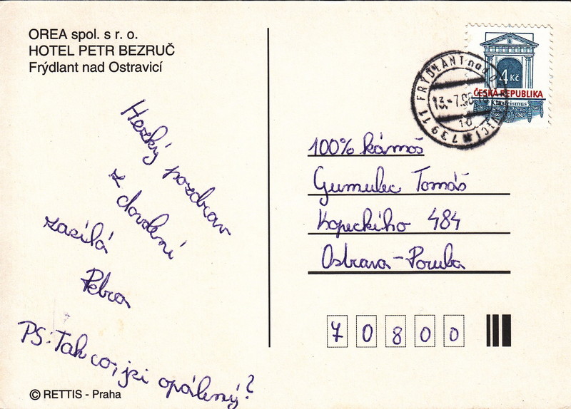 OREA spol. s r. o. - HOTEL PETR BEZRUČ, Frýdlant nad Ostravicí