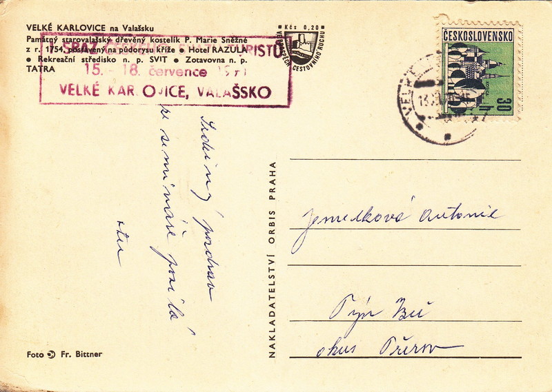 VELKÉ KARLOVICE na Valašsku