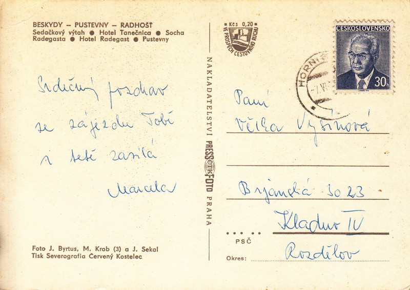 BESKYDY - PUSTEVNY - RADHOŠŤ