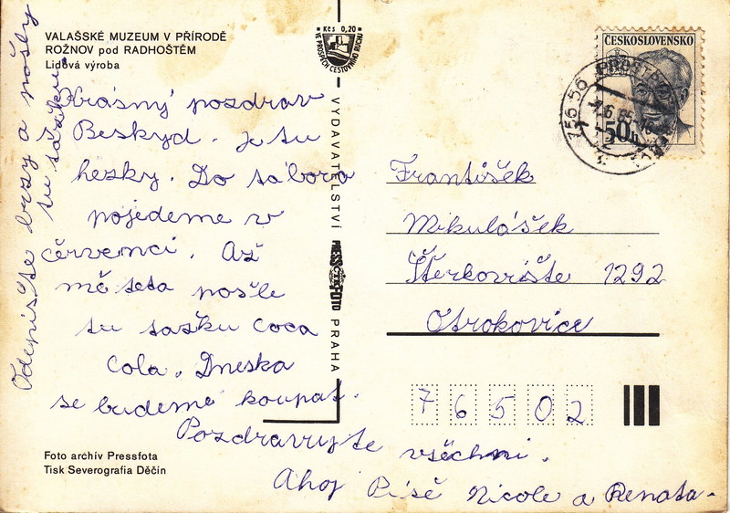 VALAŠSKÉ MUZEUM V PŘÍRODĚ - ROŽNOV pod RADHOŠTĚM