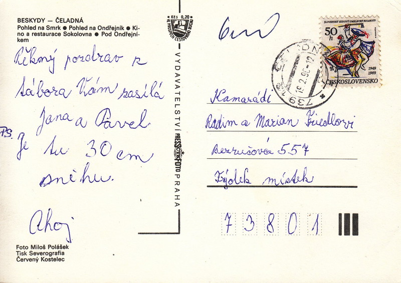 BESKYDY - ČELADNÁ