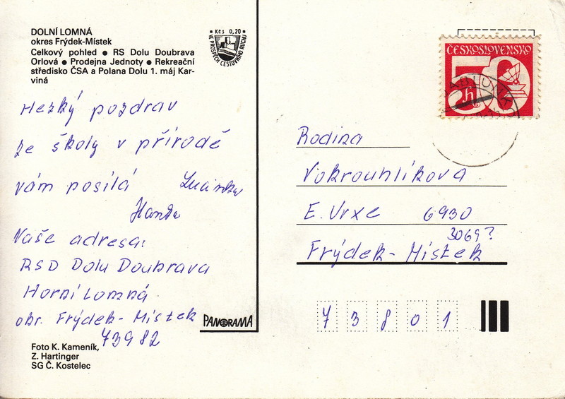 DOLNÍ LOMNÁ, okres Frýdek-Místek