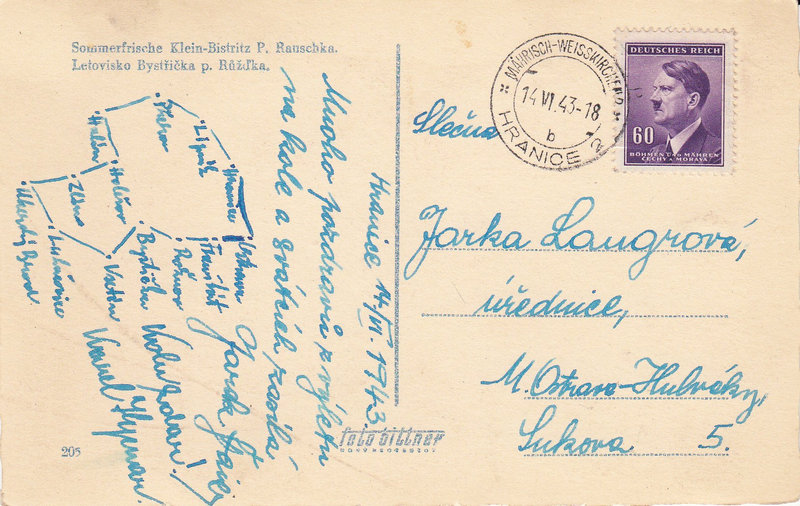 Sommerfrische Klein-Bistritz P. Rauschka