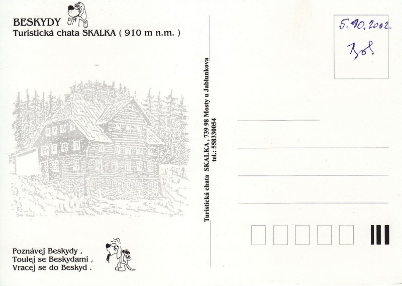 BESKYDY - Turistická chata SKALKA (910 m n.m.)