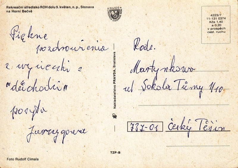 Rekreační středisko ROH dolu 9. květen, n. p., Stonava na Horní Bečvě