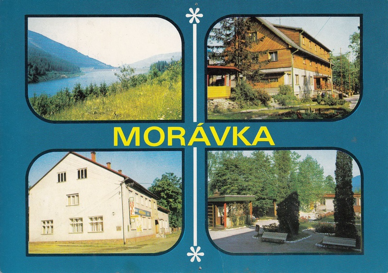 Přehrada na Morávce, Zotavovna ROH Salma, Hotel Jednoty Morávka, Chatoviště Salma