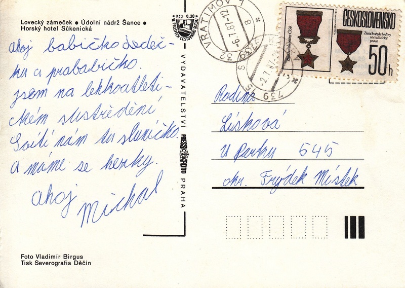 Lovecký zámeček, Údolní nádrž Šance, Horský hotel Sůkenická