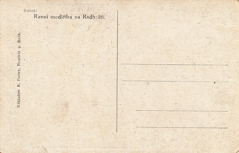 Bartoš: Ranní modlitba na Radhošti.