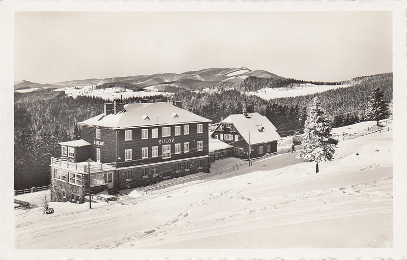 BÍLÝ KŘÍŽ 943 m n. m.  pošta Staré Hamry