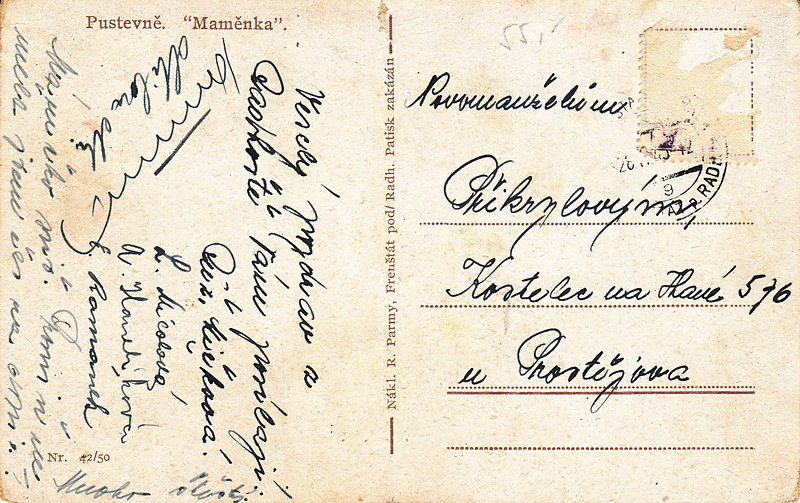 Pustevně. "Maměnka".