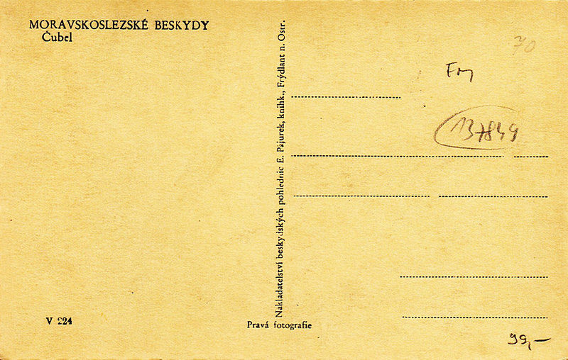 MORAVSKOSLEZSKÉ BESKYDY - Čubel
